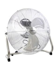 Impress 3-Speed High-Velocity Metal Fan, 18in, Chrome