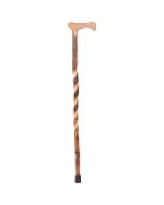 Brazos Walking Sticks Twisted Hickory Handcrafted Cane, 37in, Natural