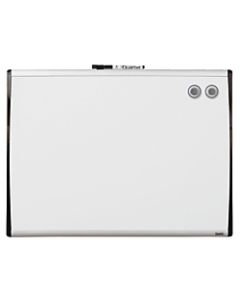 Quartet Magnetic Dry-Erase Whiteboard, 17in x 23in, Steel Frame With Black/Silver Finish
