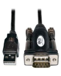 Tripp Lite 5ft USB to Serial Adapter Cable USB-A to DB9 RS-232 M/M - (A-M to DB9-M)