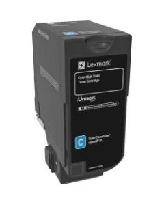 Lexmark Original Toner Cartridge - Laser - High Yield - 12000 Pages - Cyan