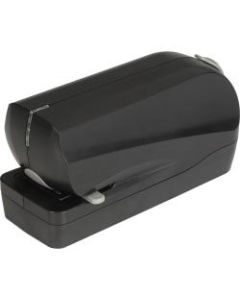 Business Source Electric Flat Clinch Stapler - 20 Sheets Capacity - 210 Staple Capacity - Full Strip - 6 x AA Batteries - Battery Included - Black