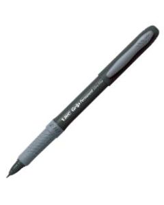 BIC Grip Ultra-Fine-Point Permanent Markers, Black, Pack Of 12