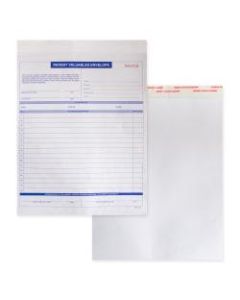 Patient Valuable Form And Paper Envelope, Sequentially Numbered, 3-Part, 9in x 12in, Pack Of 1,000 Sets