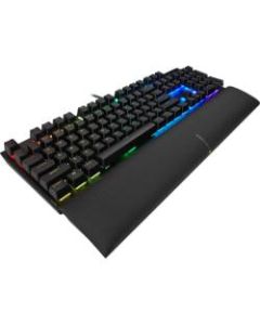 Corsair K60 RGB Pro SE Mechanical Gaming Keyboard - Cherry Viola - Black - Cable Connectivity - USB 3.0, USB 3.1 Type A Interface - 104 Key - All-in-One PC - TouchPad - Mechanical Keyswitch - Black