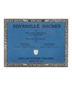 Arches Aquarelle Watercolor Block, 300 Lb, Cold Press, 9in x 12in