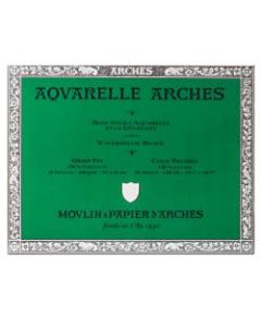 Arches Aquarelle Watercolor Block, 140 Lb, Cold Press, 12in x 16in