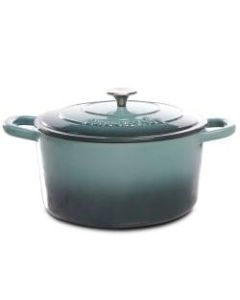 Crock-Pot Artisan 7-Quart Cast Iron Dutch Oven, Slate Gray