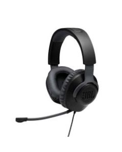 JBL Quantum 100 Wired Over-Ear Gaming Headset, Black