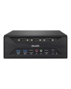 Shuttle XPC slim XC60J - Barebone - Slim-PC - 1 x Celeron J3355 / 2 GHz - RAM 0 GB - HD Graphics 500 - GigE - black