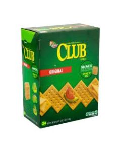 Keebler Original Club Crackers Snack Stacks, 50 Oz, 24 Sleeves