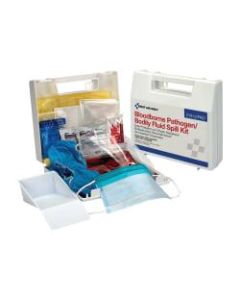First Aid Only Blood Borne Pathogen Spill Cleanup Kit, 8inH x 2-1/2inW x 9inD