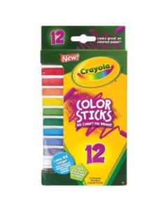 Crayola Color Sticks, Pack Of 12, Assorted Colors