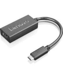 Lenovo - External video adapter - USB-C - HDMI - black - for Legion Y720-15; Miix 520-12; Tablet 10; ThinkPad 11; A275; A285; A475; A485; E48X; E58X; L380; L380 Yoga; L480; L580; P1; P51; P51s; P52; P52s; P72; T25