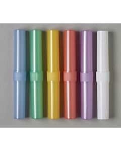 Medline 2-Piece Toothbrush Holders, Assorted Colors, Case Of 72