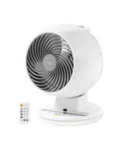 IRIS Woozoo C18T Oscillating Circulating Desk Fan, White