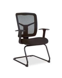 Lorell Ergonomic Mesh Guest Chair, Black