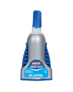 Loctite Gel Control No-Drip Super Glue, 0.14 Oz, Clear