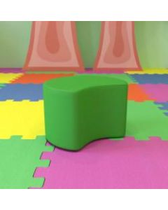 Flash Furniture Soft Seating Collaborative Moon Chair, Green