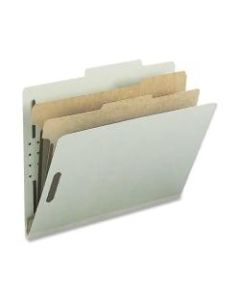 Nature Saver Classification Folders, Letter Size, Gray/Green, Box Of 10
