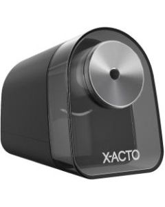 Elmers X-ACTO XLR Electric Pencil Sharpener - AC Supply Powered - Black - 1 Each