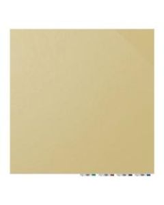 Ghent Aria Magnetic Unframed Dry-Erase Whiteboard, 48in x 48in, Beige