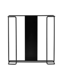 Alpine Double-Box Wire Glove Dispenser, 10-1/2inH x 10-3/4inW x 3-13/16inD, Black