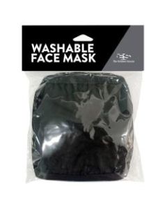 The Emblem Source Washable Adult Face Masks, Black, Pack Of 3 Masks