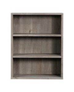Sauder Optimum Bookcase, 45inH, 3 Shelves, Mystic Oak