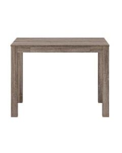Ameriwood Home Parsons Desk With Drawer, Distressed Gray Oak