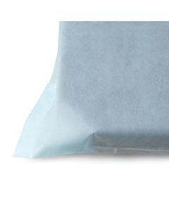 Medline Spunbound Polypropylene Fitted Stretcher Sheets, 40in x 80in, Blue, 10 Sheets Per Pack, Case Of 5 Packs