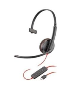 Plantronics Blackwire C3210 USB Headset, Black