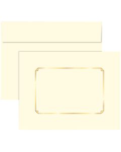 Great Papers! Certificate Envelope, 13in x 10in, Ivory, Pack Of 5