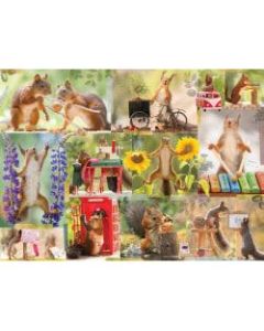 Willow Creek Press 1,000-Piece Puzzle, 26-5/8in x 19-1/4in, Gettin Squirrelly