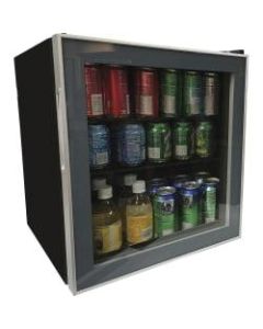 Avanti 1.6 cubic foot Beverage Cooler - 1.60 ft³ - Reversible - 1.60 ft³ Net Refrigerator Capacity - 120 V AC - 265 kWh per Year - Glass Door - Freestanding