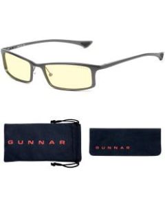 GUNNAR Gaming & Computer Glasses - Phenom, Graphite, Amber Tint - Graphite Frame/Amber Lens