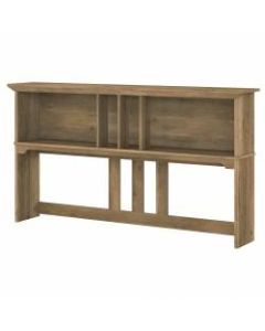 Bush Furniture Salinas 60inW Hutch For L-Shaped Desk, Reclaimed Pine, Standard Delivery