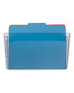 OIC Single Pocket Wall Files, Letter Size, Clear