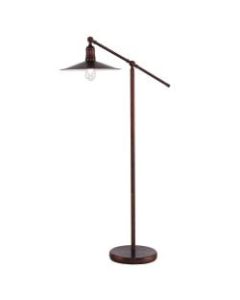 Southern Enterprises Vikram Floor Lamp, 51inH, Brushed Bronze