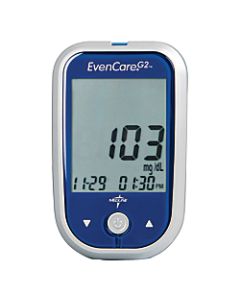 EvenCare Test Strips For EvenCare G2 Blood Glucose Systems, 50 Strips Per Box, Case Of 12 Boxes