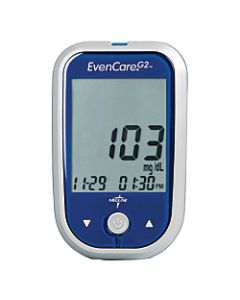 EvenCare Test Strips For EvenCare G2 Blood Glucose Systems, 50 Strips Per Box, Case Of 12 Boxes