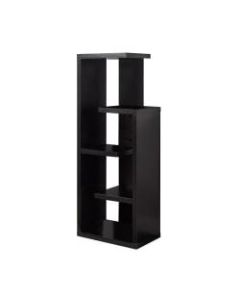 Monarch Specialties 5-Shelf Open-Concept Bookcase, Cappuccino