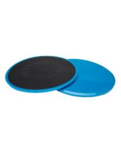 Mind Reader Fitness Glider Discs, Blue, Set Of 2 Discs