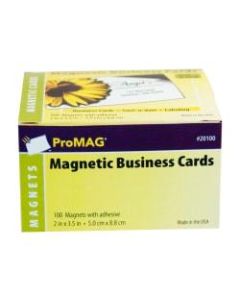 ProMAG Magnetic Business Cards, 2in x 3 1/2in, Pack Of 100