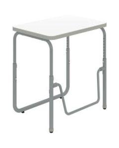Safco AlphaBetter 2.0 Height-Adjustable 28inW Sit/Stand Student Desk With Pendulum Bar, Dry Erase