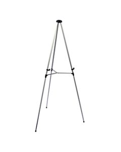 Office Depot Brand Presentation Easel, 35-1/2in-65inH, Silver