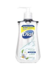 Dial White Tea Antibacterial Hand Soap - 7.5 fl oz (221.8 mL) - Pump Bottle Dispenser - Kill Germs - Hand, Skin - Clear - 12 / Carton