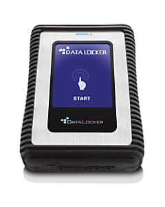 DataLocker DL3 128GB External Hard Drive, 8MB Cache, USB 3.0, Black/Blue/Silver
