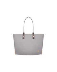 Moshi Aria Slim Lightweight Tote - Ceramic Gray, Weather-resistant, 13in Padded Laptop Sleeve, RFID Pocket