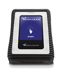 DataLocker DL3 256GB External Hard Drive, 8MB Cache, USB 3.0, Black/Blue/Silver
